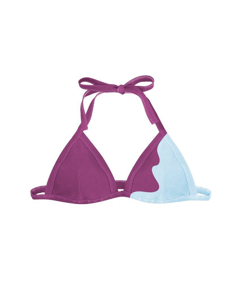 Bikini top | Cherry-Blue